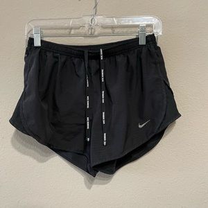 Black Nike tempo shorts